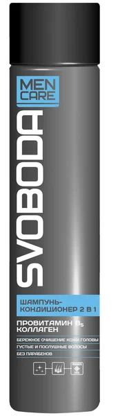 Шампунь-кондиционер для мужчин Svoboda 2в1 300 мл